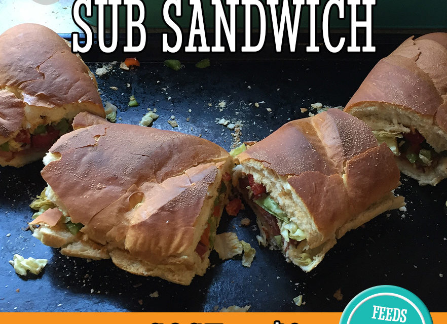 Giant 2-Man Submarine Sandwich